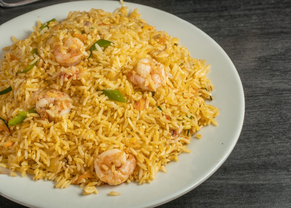 Medio arroz camaron