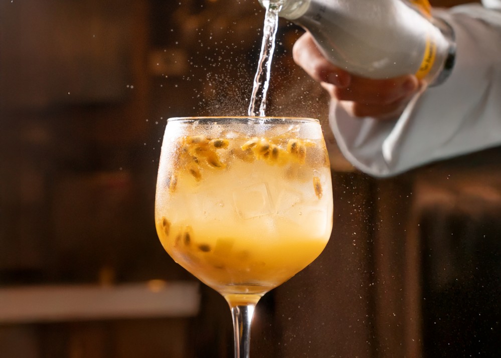 Soda frutos amarillos